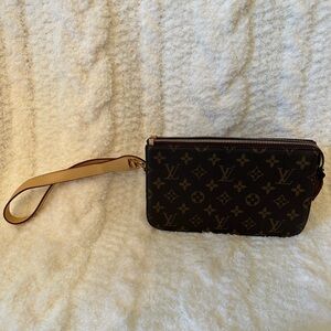 Louis Viuiton structured clutch